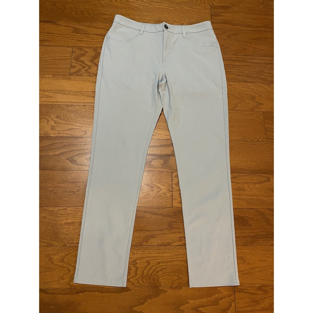 Vuori Meta Pant Mens 32x30 Gray Performance Golf Stretch Trousers V430 Polyester